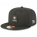 Бейсболка New Orleans Saints New Era Black 2025 Sideline 59FIFTY