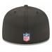 Бейсболка New Orleans Saints New Era Black 2025 Sideline 59FIFTY