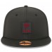 Бейсболка Atlanta Falcons New Era Black 2025 Sideline 59FIFTY