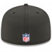 Бейсболка Atlanta Falcons New Era Black 2025 Sideline 59FIFTY