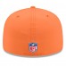 Бейсболка Denver Broncos New Era Orange 2025 Sideline 59FIFTY