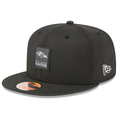 Бейсболка Baltimore Ravens New Era Black 2025 Sideline 59FIFTY