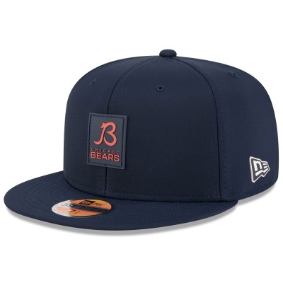 Бейсболка Chicago Bears New Era Navy 2025 Sideline 59FIFTY
