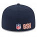 Бейсболка Chicago Bears New Era Navy 2025 Sideline 59FIFTY