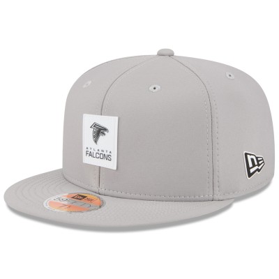 Бейсболка Atlanta Falcons New Era Gray 2025 Sideline 59FIFTY