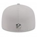 Бейсболка Atlanta Falcons New Era Gray 2025 Sideline 59FIFTY
