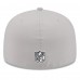 Бейсболка Chicago Bears New Era Gray 2025 Sideline 59FIFTY