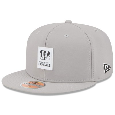 Бейсболка Cincinnati Bengals New Era Gray 2025 Sideline 59FIFTY