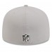 Бейсболка Cincinnati Bengals New Era Gray 2025 Sideline 59FIFTY