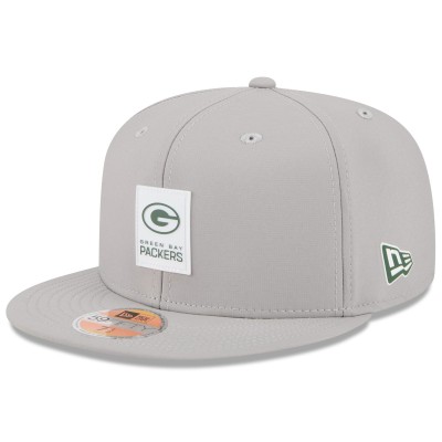 Бейсболка Green Bay Packers New Era Gray 2025 Sideline 59FIFTY Fitted