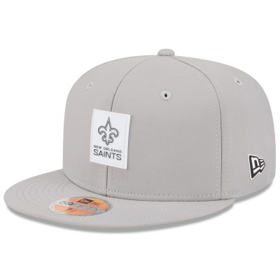 Бейсболка New Orleans Saints New Era Gray 2025 Sideline 59FIFTY