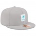 Бейсболка Miami Dolphins New Era Gray 2025 Sideline 59FIFTY Fitted