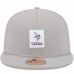 Бейсболка Minnesota Vikings New Era Gray 2025 Sideline 59FIFTY