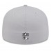 Бейсболка Pittsburgh Steelers New Era Gray 2025 Sideline 59FIFTY
