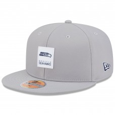 Бейсболка Seattle Seahawks New Era Gray 2025 Sideline 59FIFTY
