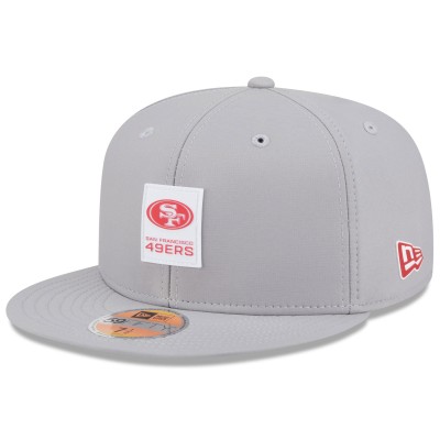Бейсболка San Francisco 49ers New Era Gray 2025 Sideline 59FIFTY
