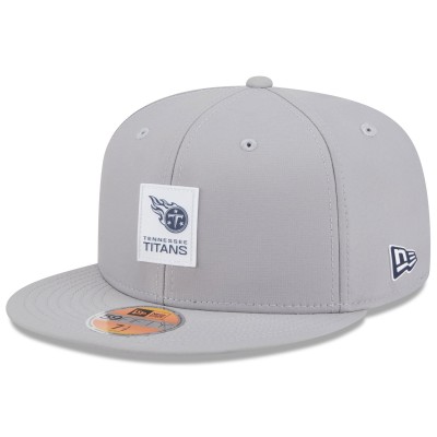 Бейсболка Tennessee Titans New Era Gray 2025 Sideline 59FIFTY