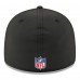 Бейсболка Pittsburgh Steelers New Era Black 2025 Sideline Retro Crown 59FIFTY