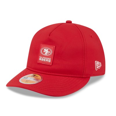 Бейсболка San Francisco 49ers New Era Scarlet 2025 Sideline Retro Crown 59FIFTY