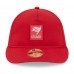 Бейсболка Tampa Bay Buccaneers New Era Red 2025 Sideline Retro Crown 59FIFTY