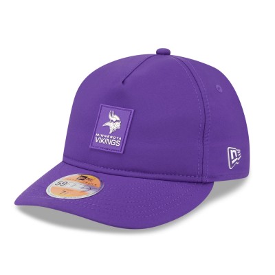 Бейсболка Minnesota Vikings New Era Purple 2025 Sideline Retro Crown 59FIFTY