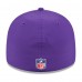 Бейсболка Minnesota Vikings New Era Purple 2025 Sideline Retro Crown 59FIFTY