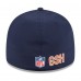 Бейсболка Chicago Bears New Era Navy 2025 Sideline Retro Crown 59FIFTY
