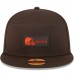 Бейсболка Cleveland Browns New Era Brown 2025 Sideline Split Panel 9FIFTY Snapback