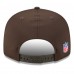 Бейсболка Cleveland Browns New Era Brown 2025 Sideline Split Panel 9FIFTY Snapback
