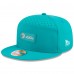 Бейсболка Miami Dolphins New Era Aqua 2025 Sideline Throwback Split Panel 9FIFTY Snapback Бейсболка Miami Dolphins New Era Aqua 2025 Sideline Throwback Split Panel 9FIFTY Snapback