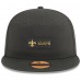 Бейсболка New Orleans Saints New Era Black 2025 Sideline Split Panel 9FIFTY Snapback