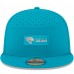 Бейсболка Jacksonville Jaguars New Era Teal 2025 Sideline Split Panel 9FIFTY Snapback