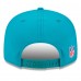 Бейсболка Jacksonville Jaguars New Era Teal 2025 Sideline Split Panel 9FIFTY Snapback