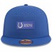 Бейсболка Indianapolis Colts New Era Royal 2025 Sideline Split Panel 9FIFTY Snapback