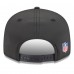 Бейсболка Atlanta Falcons New Era Black 2025 Sideline Split Panel 9FIFTY Snapback