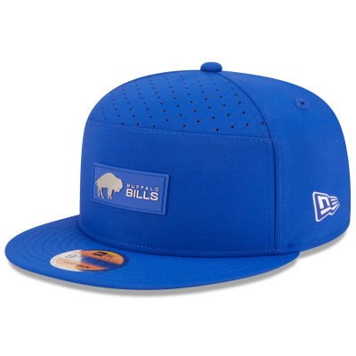 Бейсболка Buffalo Bills New Era Royal 2025 Sideline Throwback Split Panel 9FIFTY Snapback