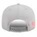 Бейсболка Kansas City Chiefs New Era Gray 2025 Sideline Split Panel 9FIFTY Snapback