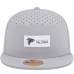 Бейсболка Atlanta Falcons New Era Gray 2025 Sideline Split Panel 9FIFTY Snapback