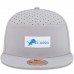 Бейсболка Detroit Lions New Era Gray 2025 Sideline Split Panel 9FIFTY Snapback