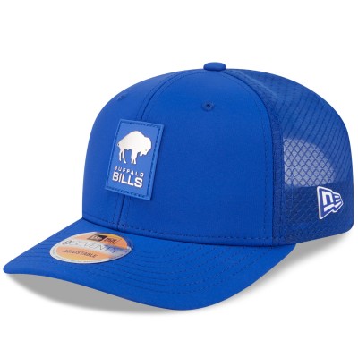 Бейсболка Buffalo Bills New Era Royal 2025 Sideline Throwback 9SEVENTY Trucker