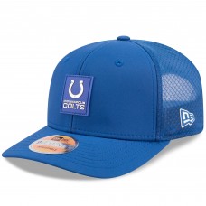 Бейсболка Indianapolis Colts New Era Royal 2025 Sideline 9SEVENTY Trucker