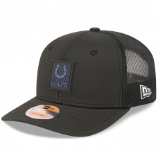 Бейсболка Indianapolis Colts New Era Black 2025 Sideline 9SEVENTY Trucker