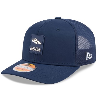 Бейсболка Denver Broncos New Era Navy 2025 Sideline 9SEVENTY Trucker