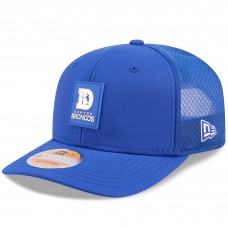 Бейсболка Denver Broncos New Era Royal 2025 Sideline Throwback 9SEVENTY Trucker