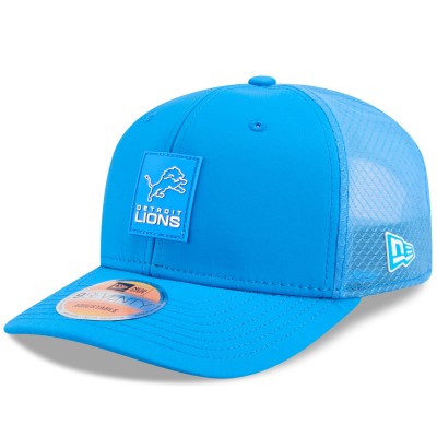 Бейсболка Detroit Lions New Era Blue 2025 Sideline 9SEVENTY Trucker