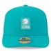 Бейсболка Miami Dolphins New Era Aqua 2025 Sideline Throwback 9SEVENTY Trucker