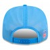 Бейсболка Detroit Lions New Era Blue 2025 Sideline Throwback 9SEVENTY Trucker
