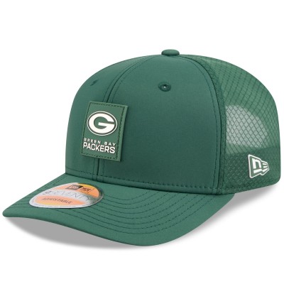 Бейсболка Green Bay Packers New Era Green 2025 Sideline 9SEVENTY