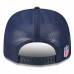 Бейсболка Tennessee Titans New Era Navy 2025 Sideline 9SEVENTY Trucker