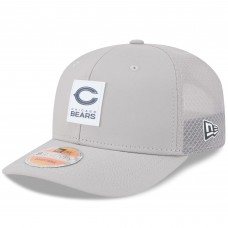 Бейсболка Chicago Bears New Era Gray 2025 Sideline 9SEVENTY